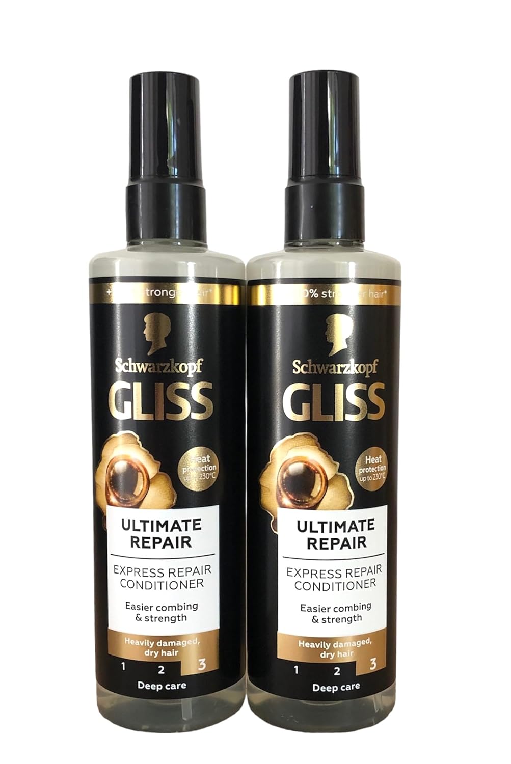 Gliss Acondicionador Ultimate Express Repair – Aerosol de 6.8 onzas (6.8 fl oz) (paquete de 2)