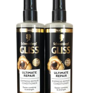 Gliss Acondicionador Ultimate Express Repair – Aerosol de 6.8 onzas (6.8 fl oz) (paquete de 2) Gliss Acondicionador Ultimate Express Repair – Aerosol de 6.8 onzas (6.8 fl oz) (paquete de 2)