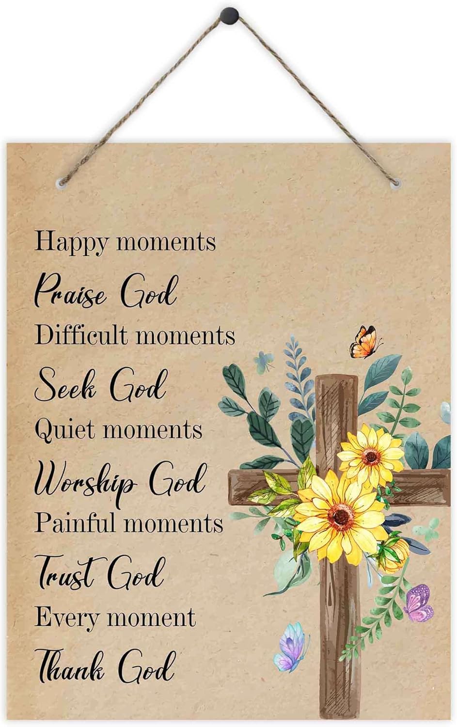 Placas cristianas para decoración de pared, regalos religiosos con las Escrituras para mujeres, regalos inspiradores con versículos de la Biblia y
