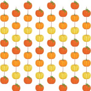 Ceenna 8 piezas de decoración de Acción de Gracias, decoración de otoño, guirnalda de calabaza, pancarta de otoño, recortes de papel, serpentinas, Ceenna 8 piezas de decoración de Acción de Gracias, decoración de otoño, guirnalda de calabaza, pancarta de otoño, recortes de papel, serpentinas,