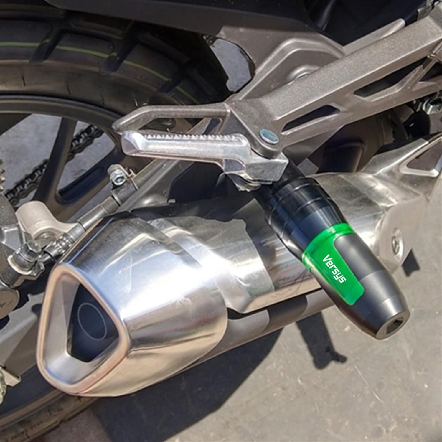 Para Kawasaki Versys650 Versys1000 Versys 650 1000 Motocicleta CNC Accesorios Marcos de Escape Sliders Crash Pads Protector Falling Protector (Color