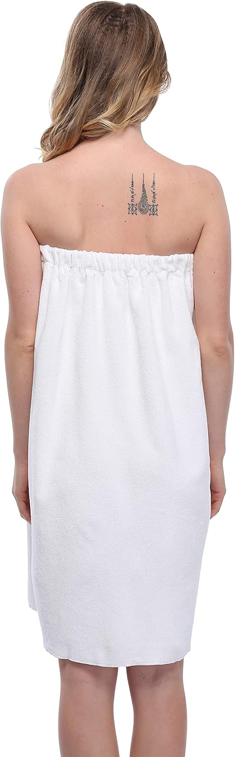 Toalla de baño para mujer, bata de baño, ducha, spa, toallas para el cuerpo, toalla de baño ligera con cierre ajustable