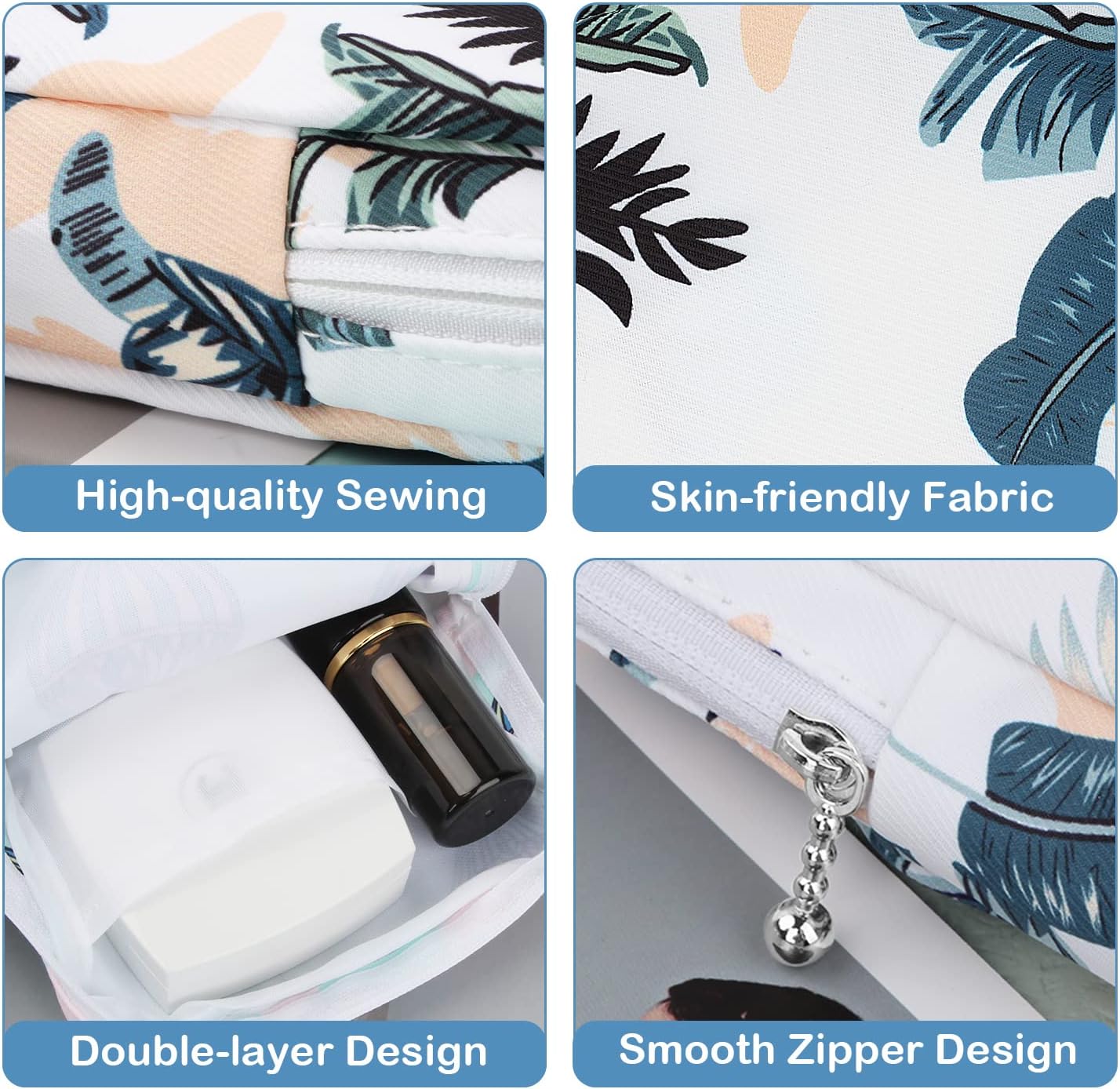 Desing Wish Bolsa de almacenamiento de almohadillas sanitarias, bolsa portátil para el período para adolescentesservilletas sanitariastampones