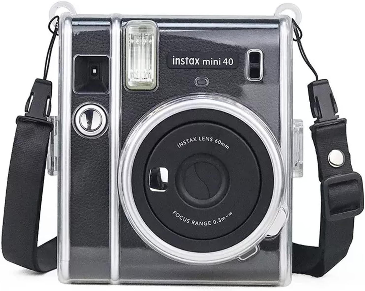MUZIRI KINOKOO Instax Mini 40 – Funda transparente compatible con cámara instantánea Fuji Instax Mini 40  Polaroid Mini 40 – Carcasa rígida de PVC
