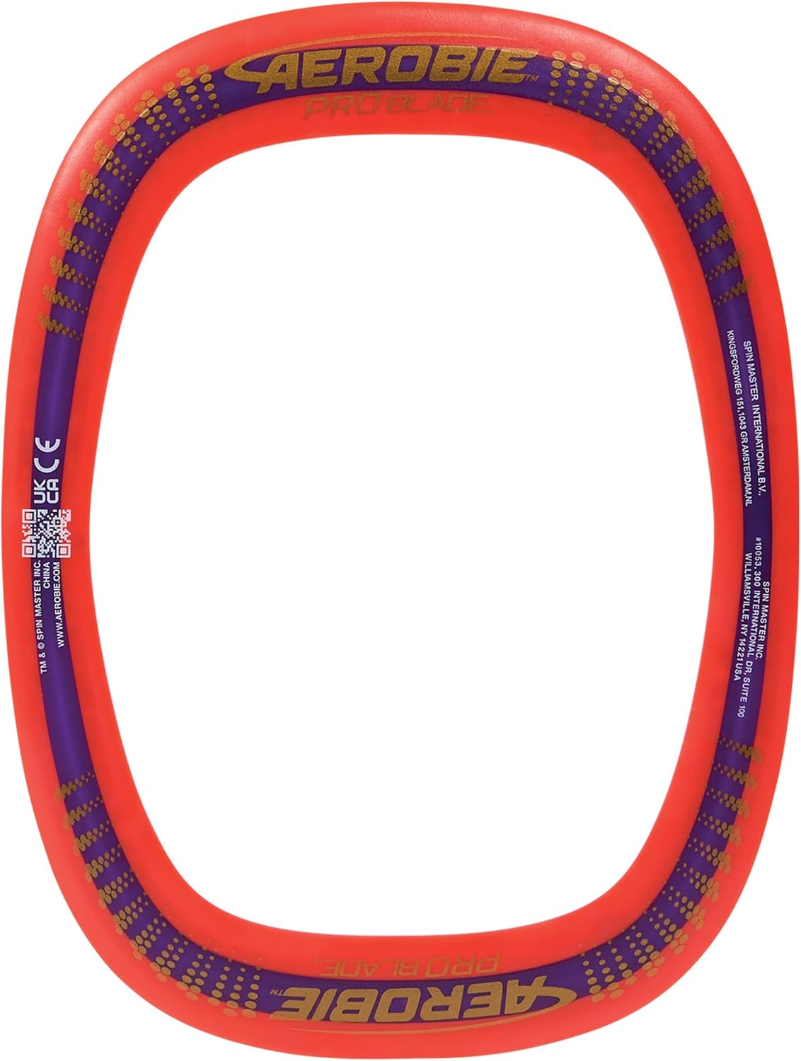 Aerobie Pro Blade – Anillo de tiro ligero para niños, para jugar al golf de disco, juegos en el patio trasero y más, juegos al aire libre para