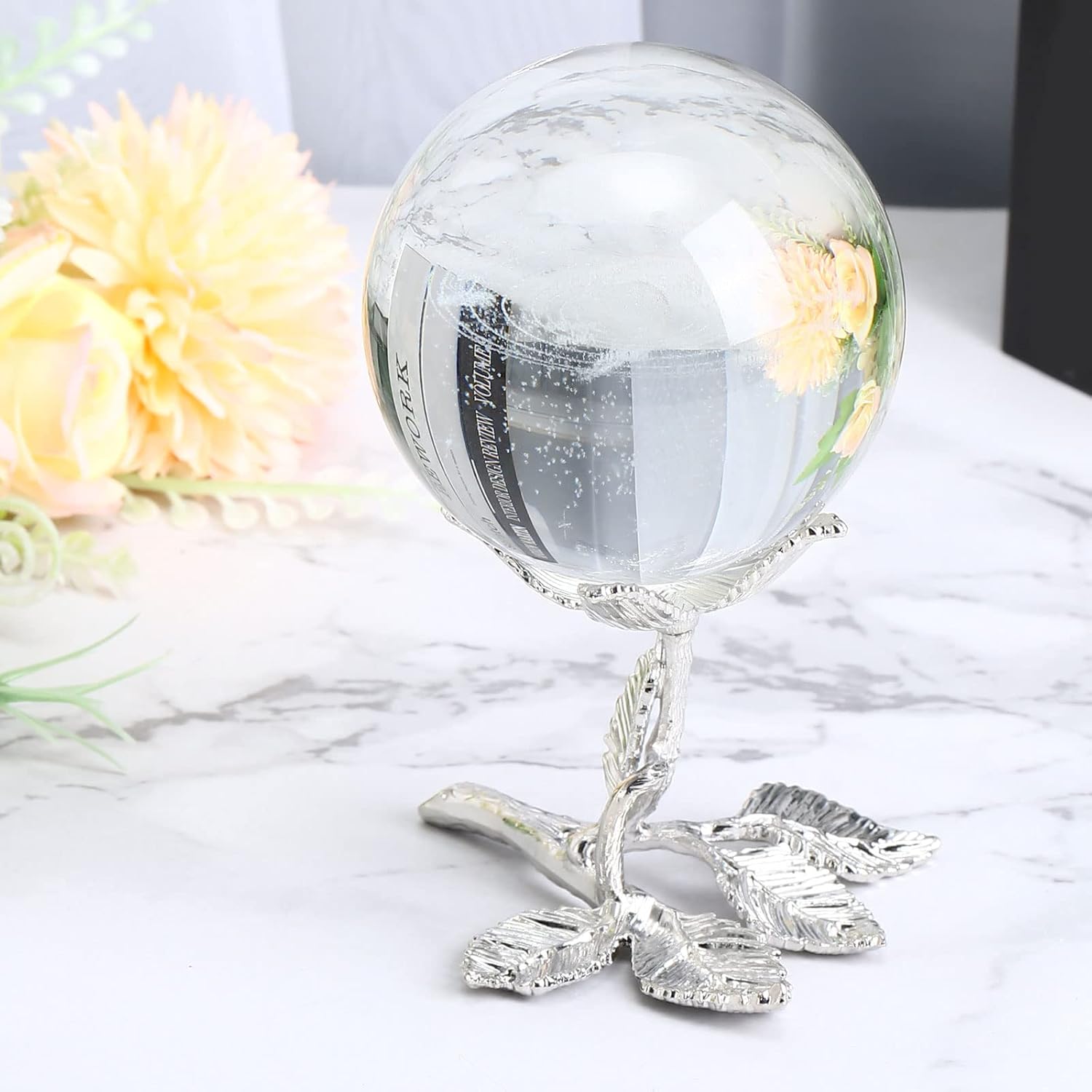 PATIKIL Soporte de bola de cristal, soporte de exhibición de esfera, accesorios de fotografía para bolas de cristal de 50 a 3.150 in, soporte para