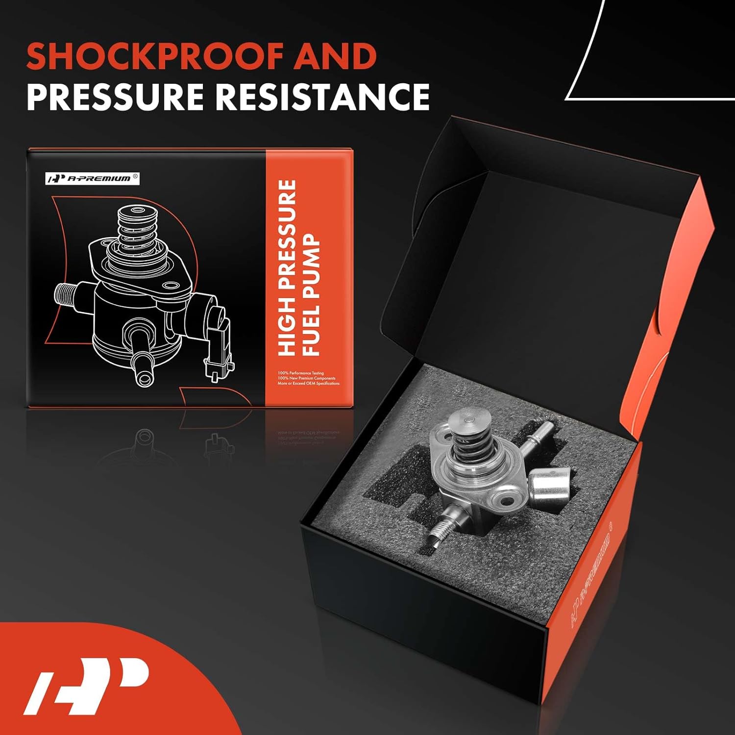 A-Premium Bomba de combustible de alta presión con sello compatible con Chevrolet Malibu 2013-2015, Malibu Limited 2016, Impala 2014-2019 y Buick