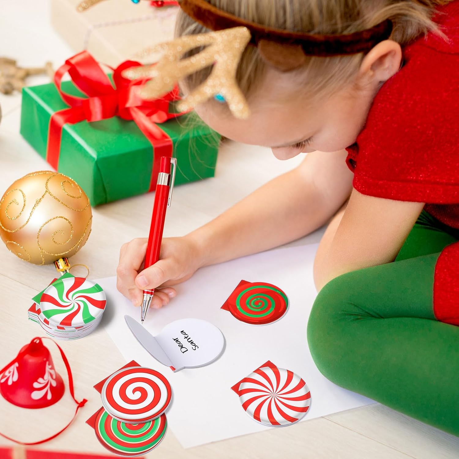 48 cuadernos pequeños de Navidad, cuadernos de Navidad, diarios de bolsillo de Navidad, bloc de notas de dulces de Navidad para niños, suministros
