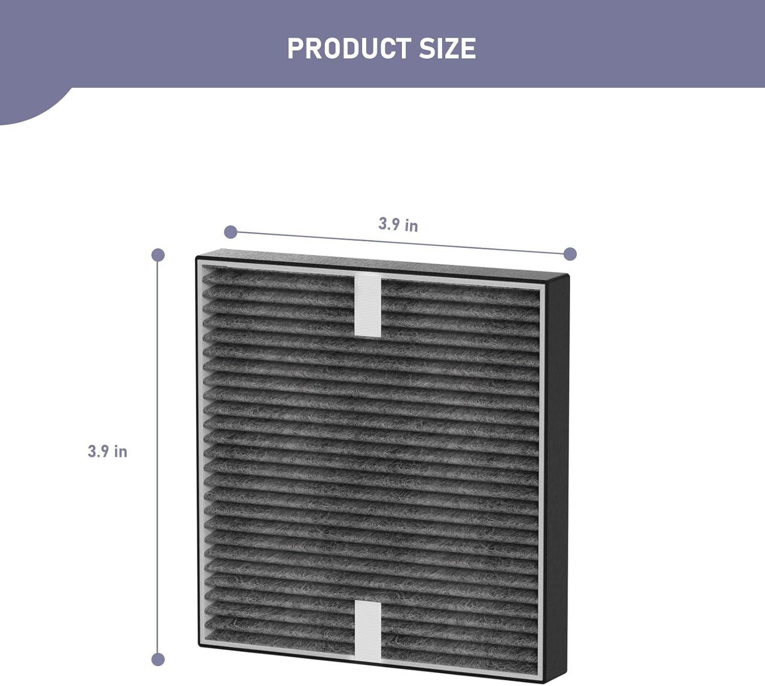 FHT150W Filtro HEPA de repuesto compatible con el filtro de aire Febreze OdorGrab FHT150W, comparado con la parte FRF105, sistema de filtración de