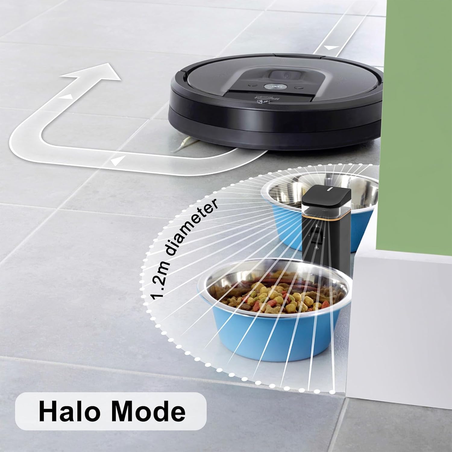 Garbage fighter Paquete de 2 barreras de pared virtual de doble modelo compatibles con IROBOT Roomba 500600700800900eis Series Robot Aspirador.