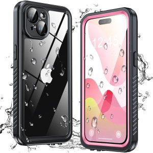 ANTSHARE Funda impermeable para iPhone 15, protector de pantalla y lente integrados 14 pies a prueba de caÃdas militares cuerpo completo a prueba de ANTSHARE Funda impermeable para iPhone 15, protector de pantalla y lente integrados 14 pies a prueba de caÃdas militares cuerpo completo a prueba de