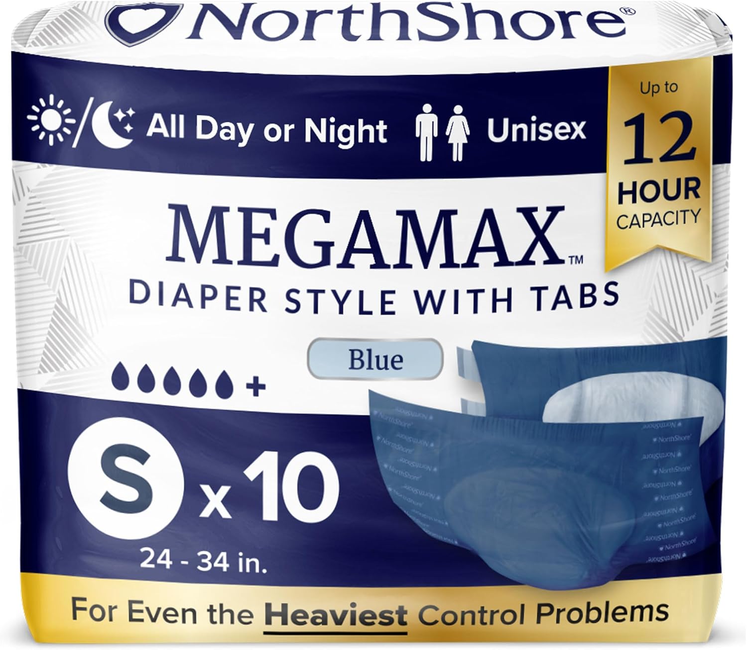 NorthShore MegaMax  Ropa interior desechable para hombre y mujer