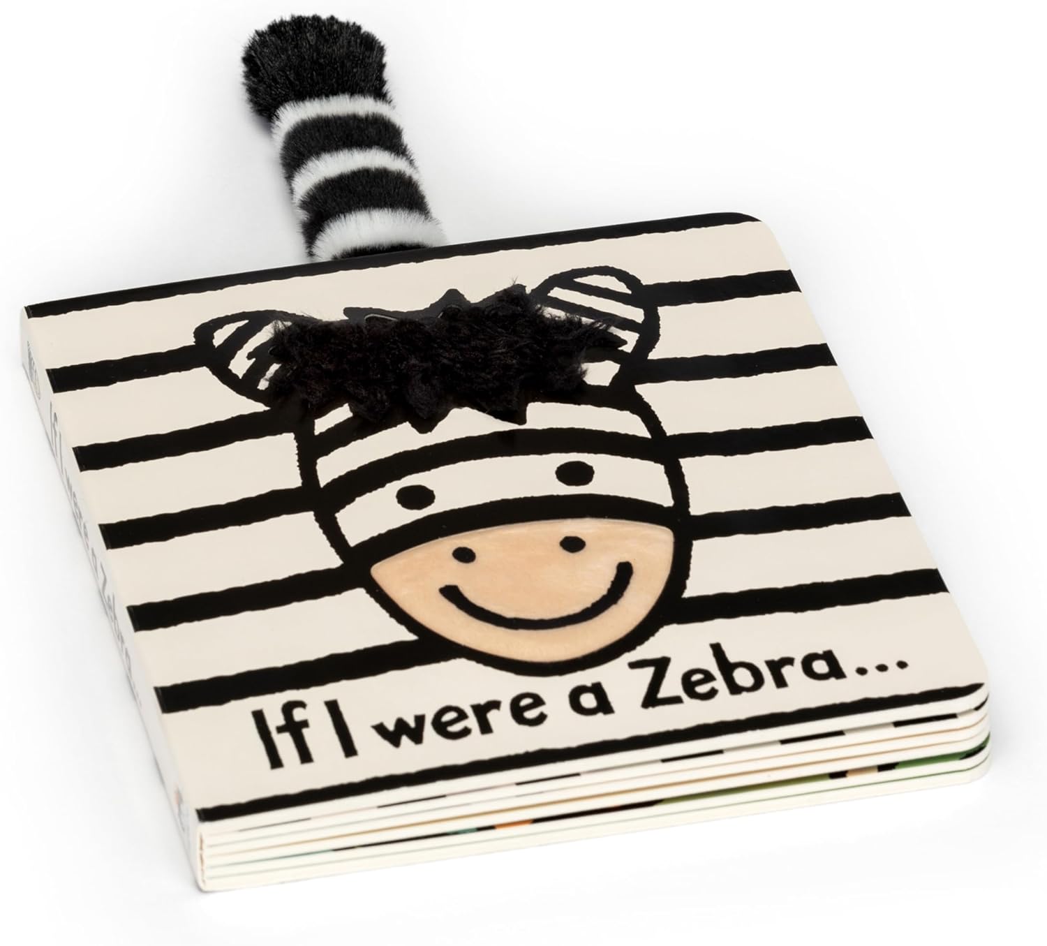 Jellycat Si yo fuera un libro de cartón de cebra para bebé
