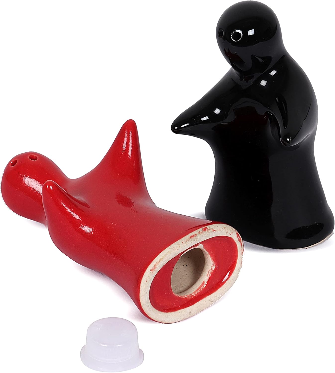 Juego de condimentos de sal y pimienta y especias lindo, novedoso, moderno y vintage, diseño de abrazo para pareja, dispensador decorativo retro de