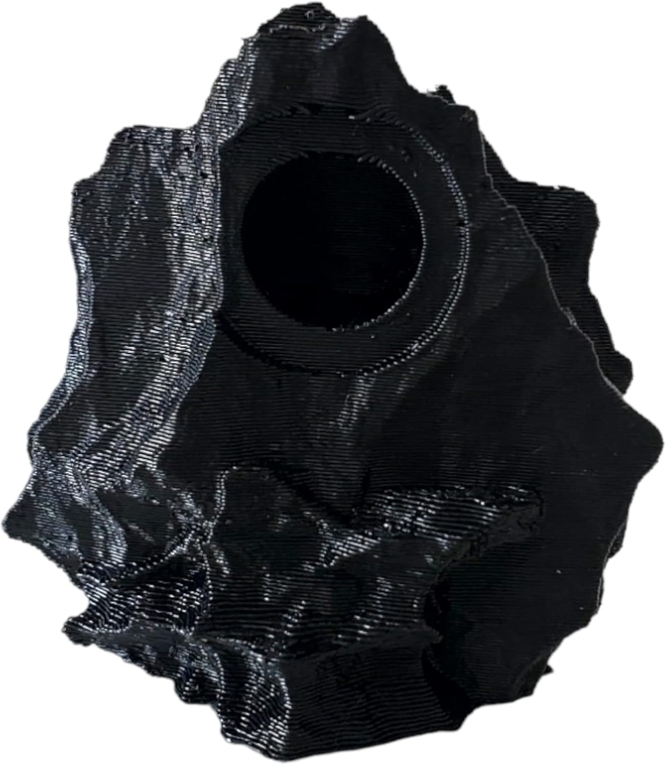 The Reef Junky Reef Junky Rock Like Single Plug Magnético Coral Frag Rack V2 mejorado (negro)