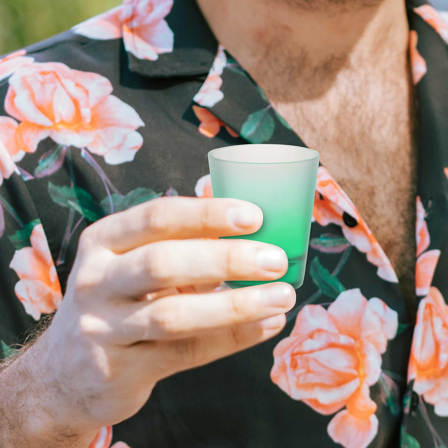 DISCOUNT PROMOS Vasos de chupito con vidrio esmerilado de 1.75 onzas, juego de 12, paquete a granel, ideal para bodas, cumpleaños, fiestas, eventos