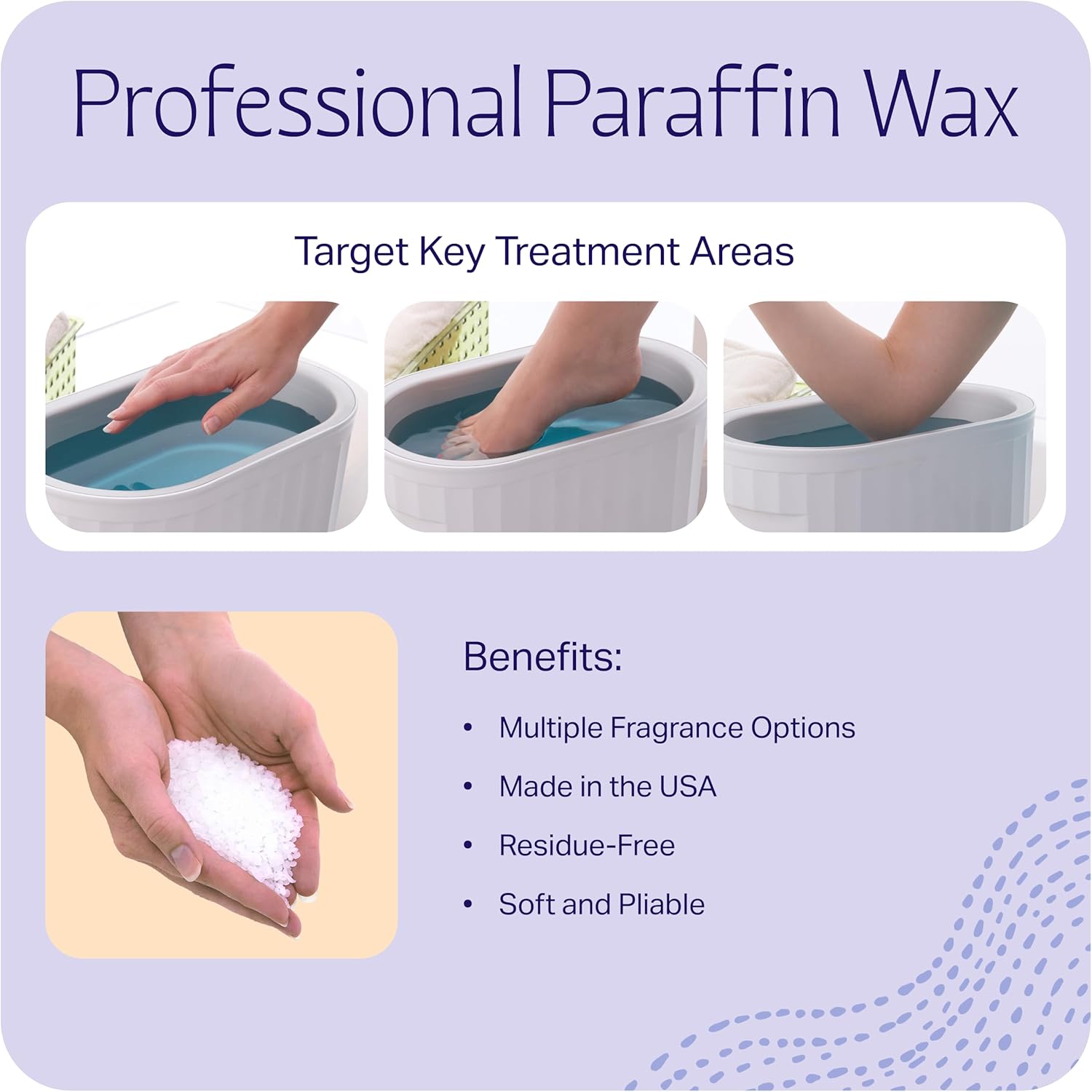 Cera de Parafin Therabath Refilla, 6libras