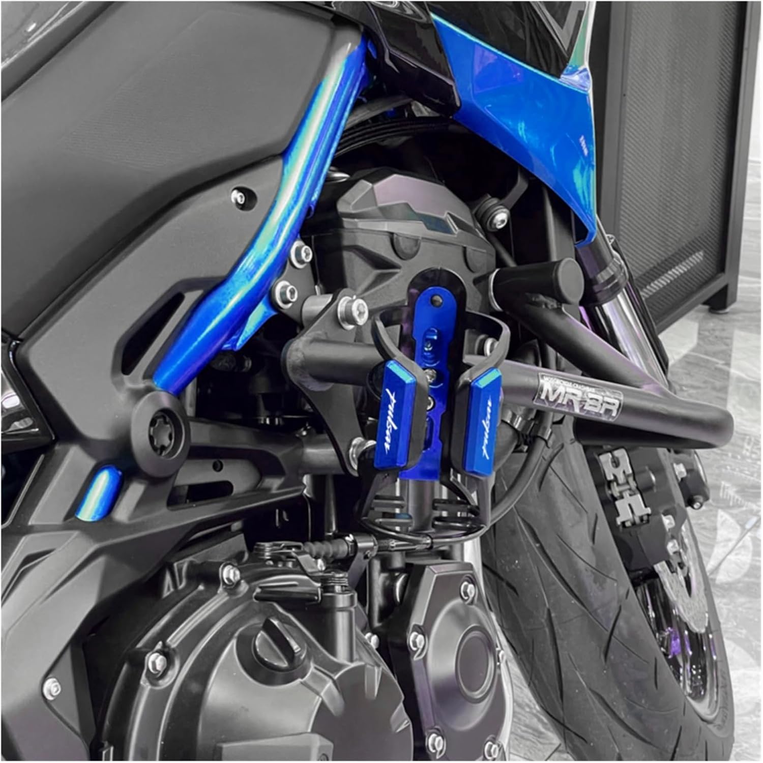 Univesal – Portavasos de motocicleta para Bajaj Pulsar NS200 F ABS RS200 NS RS 200 Accesorios CNC para motocicleta, botella de agua, termo para
