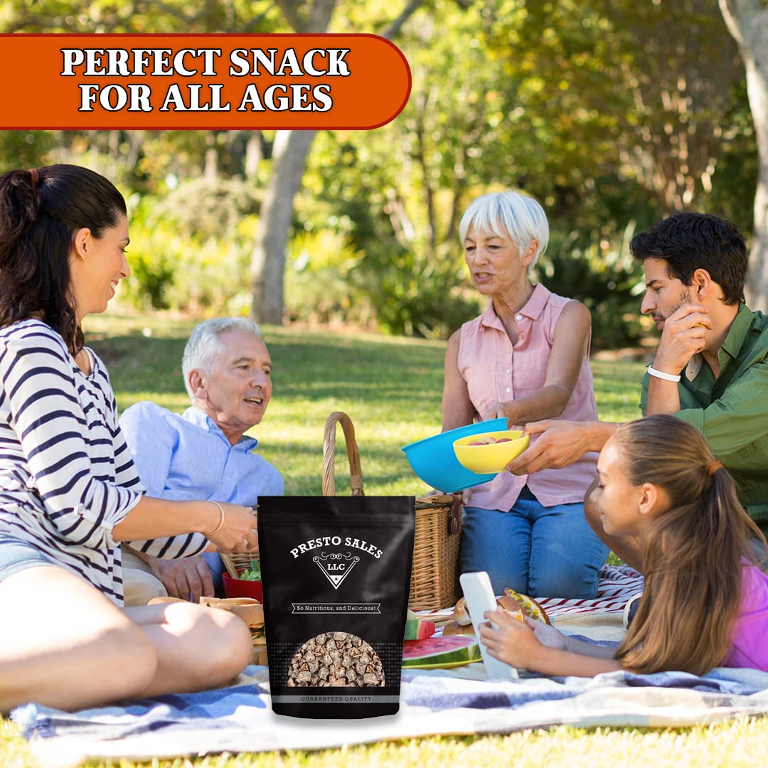 Presto Sales Dátiles picados 32 oz.  Carne gruesa y carnosa, 38 pulgadas en cubitos  Llamado “el rey de las fechas”, dulce y nutritivo bocadillo de