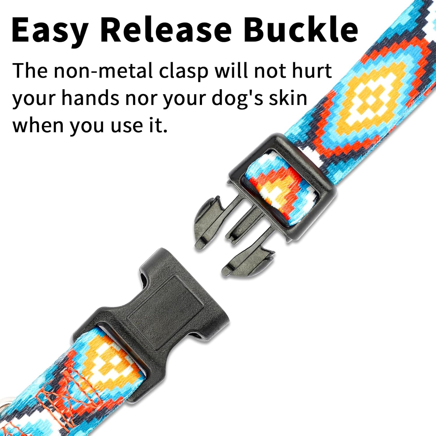 Charmkit Collar de perro para perros pequeños, medianos y grandes, collares suaves ajustables para cachorros con hebilla de liberación rápida, M