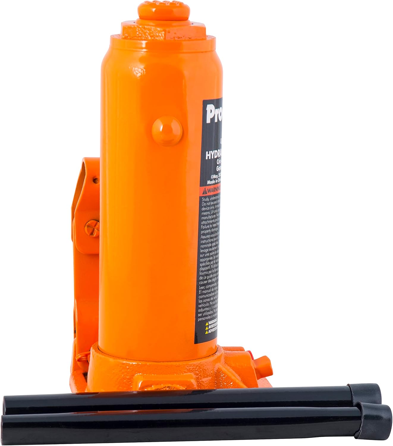 Pro-Lift Gato hidráulico de botella de 4 toneladas, gato portátil para automóvil, capacidad de 8000 libras con mango de bomba para automóvil, sedán,