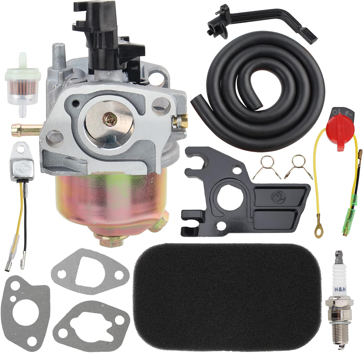 Carbhub Carburador para Cub Cadet MTD Troy-Bilt 951-05021 951-12124 951-12785 para Champion Power Equipment 6.5hp 3500 generador de 4000 vatios