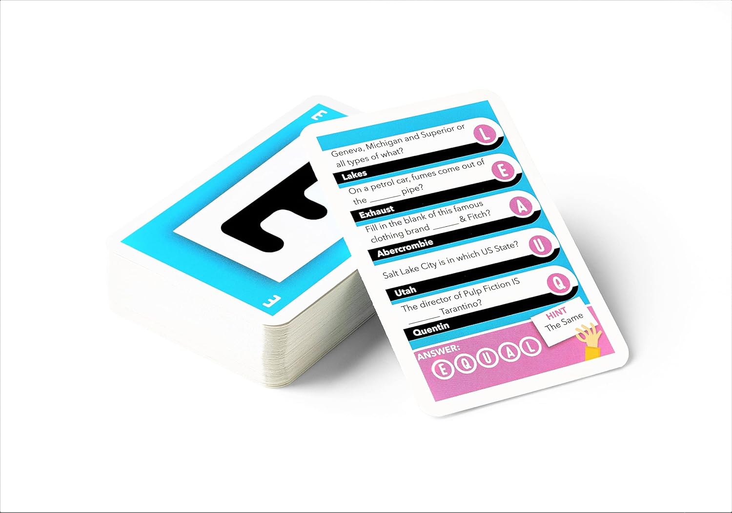 Ansagrams Party Game Travel Edition  Juego de cartas de trivia de ritmo rápido para adultos y niños  A partir de 12 años  3 a 10 jugadores  Tiempo