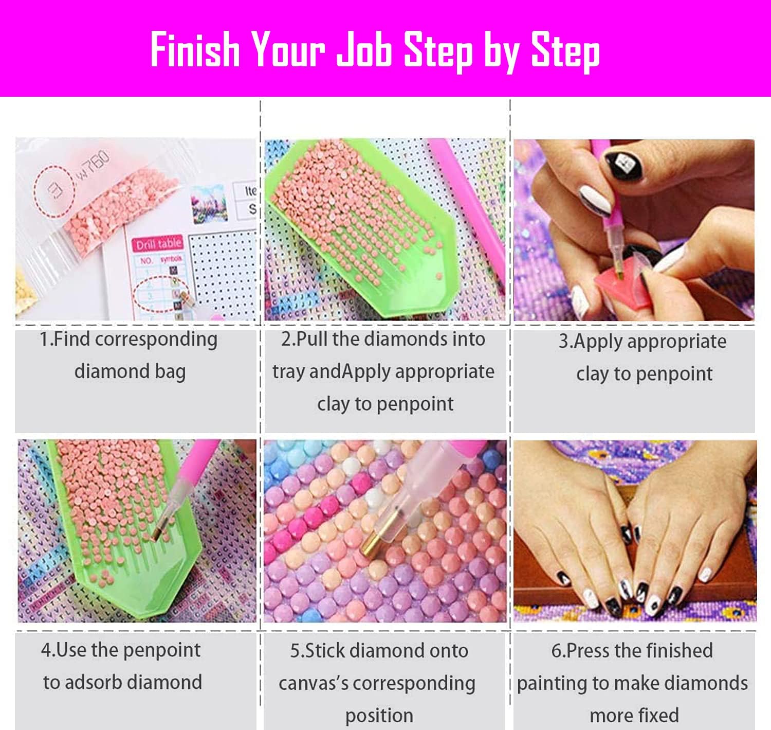 Diamond Art Beautiful Butterfly DIY 5D Diamond Painting Kits para adultos y niños, kit de manualidades por números para principiantes, decoración