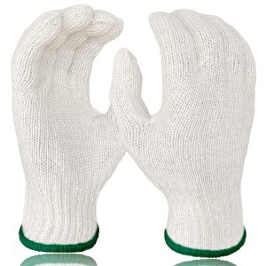 12 pares de guantes de algodón para barbacoas, cocinar, asar a la parrilla, manipulación de alimentos, guantes de trabajo de seguridad para guardar 12 pares de guantes de algodón para barbacoas, cocinar, asar a la parrilla, manipulación de alimentos, guantes de trabajo de seguridad para guardar