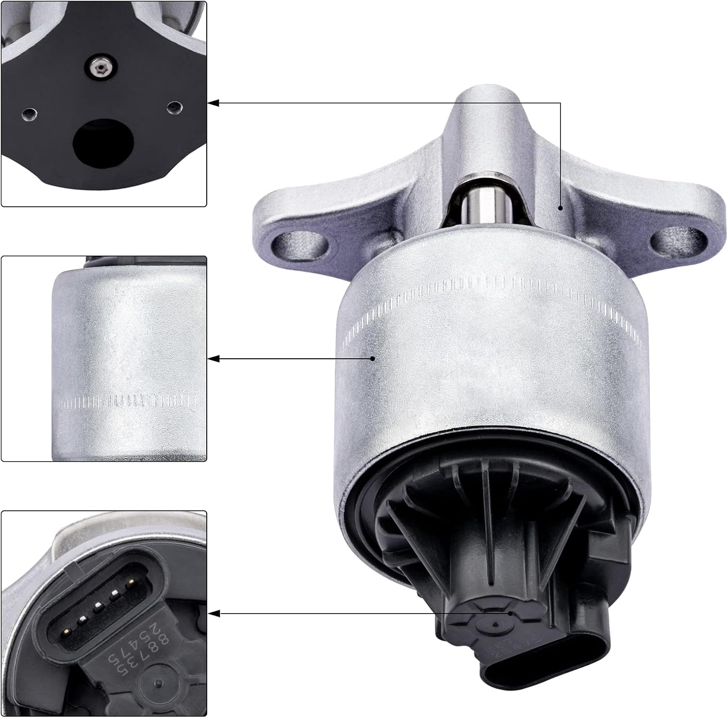 EGV589 EGR Válvula EGR1273 para Chevy 1500 Astro Blazer Impala Express Silverado Tahoe, GMC K1500 Savana Sierra Yukon, Buick LeSabre Avenue Regal,