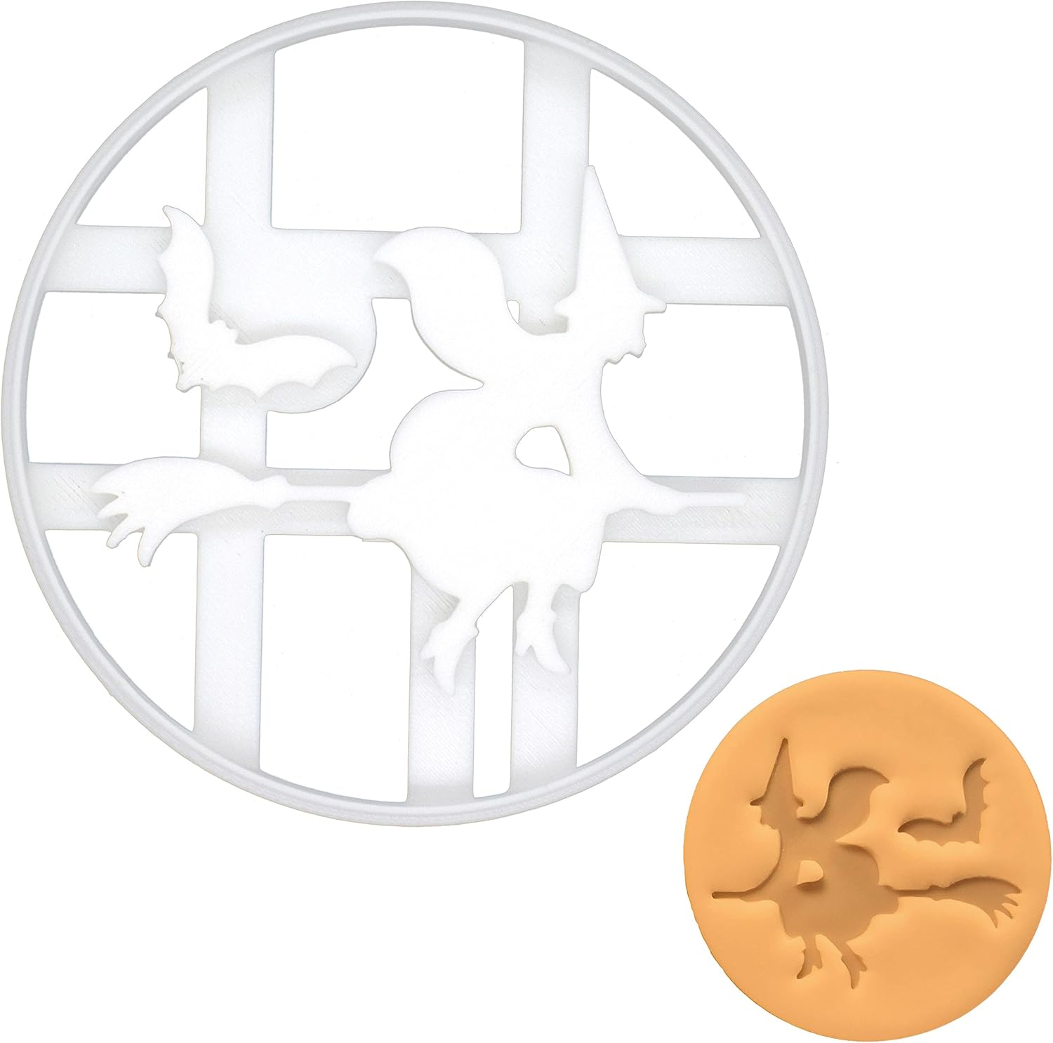 Cortador de galletas de bruja de Halloween, 1 pieza – Bakerlogy