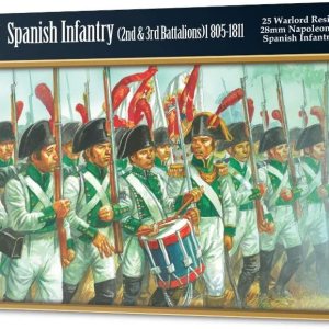 Warlord Polvo negro Infantería Española 2 y 3er Batallón 1805-1811 Kit de modelo de plástico de guerra militar del siglo XIX 302411502 Warlord Polvo negro Infantería Española 2 y 3er Batallón 1805-1811 Kit de modelo de plástico de guerra militar del siglo XIX 302411502