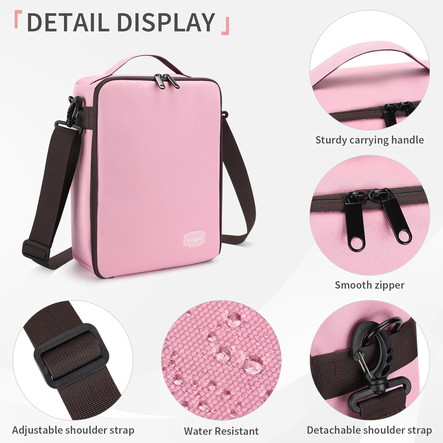 G-raphy Bolsa para cámara DSLR SLR SLR Bolsa de protección sin espejo para cámaras (Nikon, Sony Olympus, Canon, Kodak, Fujifilm, Panasonic, etc.,