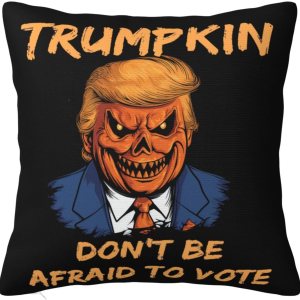 Zombie Donald Trump – Divertida funda de almohada de Halloween para Halloween, diseño de Donald Trump (4) funda de almohada de doble cara de 18 x 18 Zombie Donald Trump – Divertida funda de almohada de Halloween para Halloween, diseño de Donald Trump (4) funda de almohada de doble cara de 18 x 18