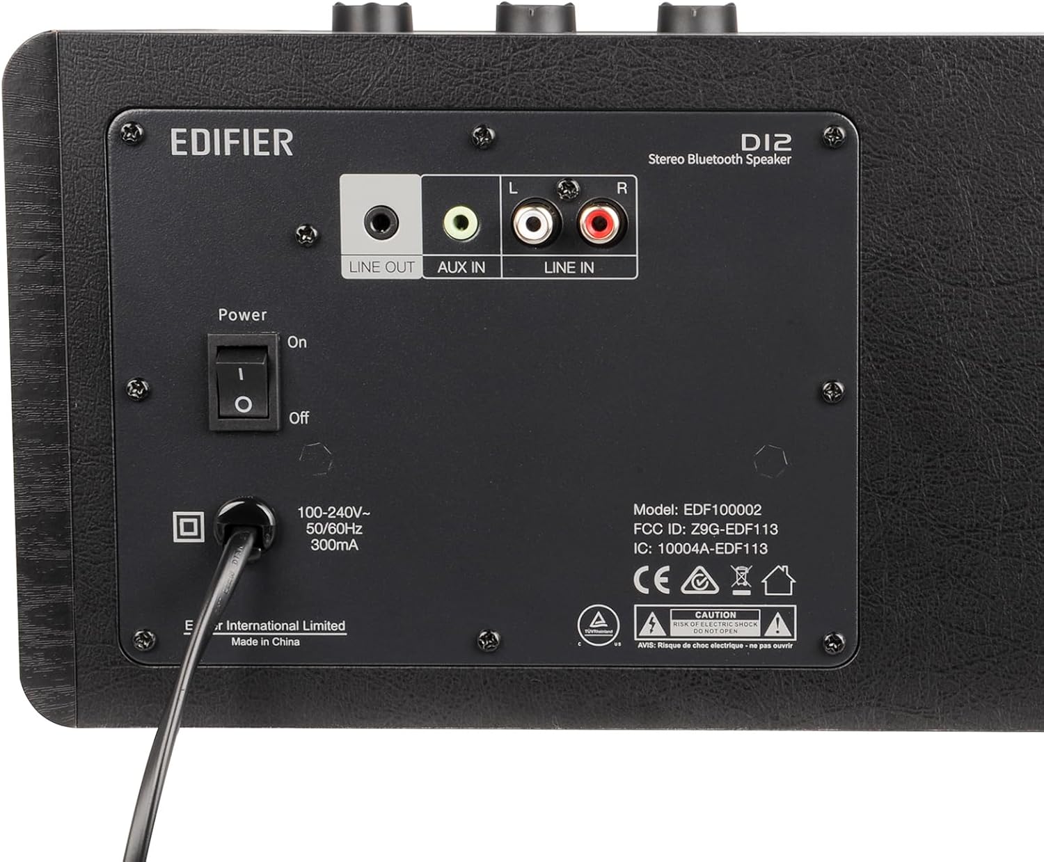 Edifier Altavoz de mesa D12 – Altavoz Bluetooth estéreo de escritorio integrado – Altavoz inalámbrico para computadora para uso de escritorio – 70