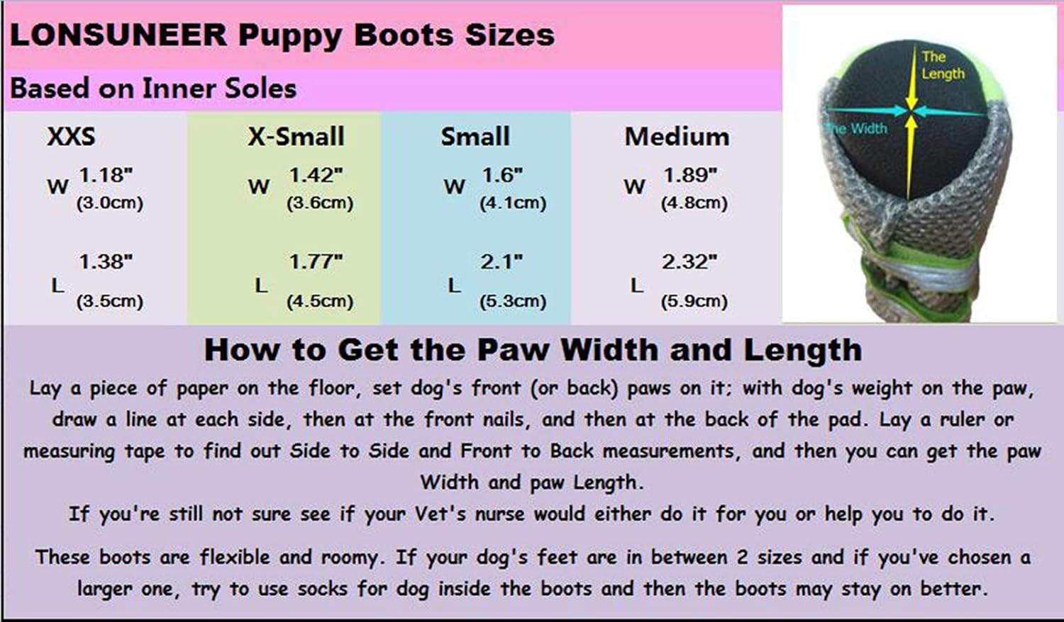 Botas de malla Lonsuneer para cachorro para uso diario con suela suave y antideslizante, con 2 correas de velcro largas, seguras y reflectantes,