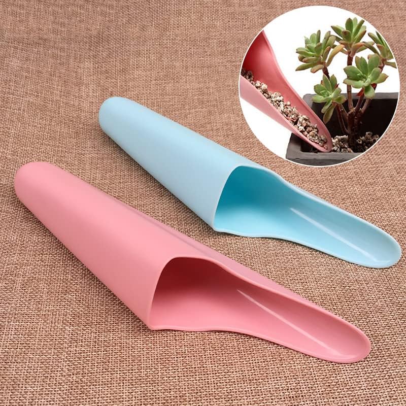 3 pares de mini palas de trasplante de suculentas para jardín, pala, herramientas de excavación de semillas para bonsái, balcón, juego de hadas en