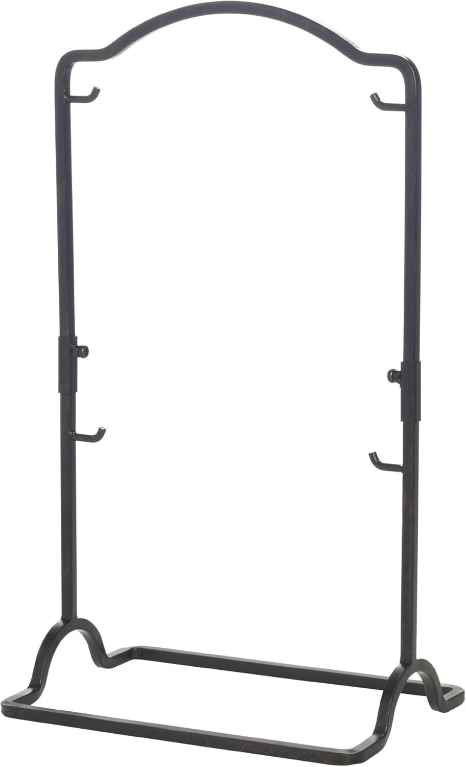 Gourmet Basics by Mikasa Harbor – Cesta de almacenamiento de frutas de metal de 2 niveles, color negro antiguo