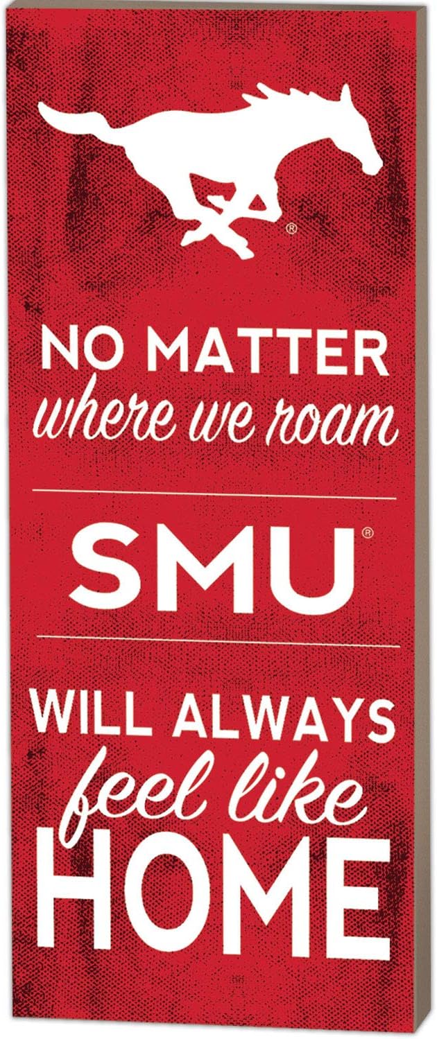 7×18 No Matter Where Southern Methodist Mustangs