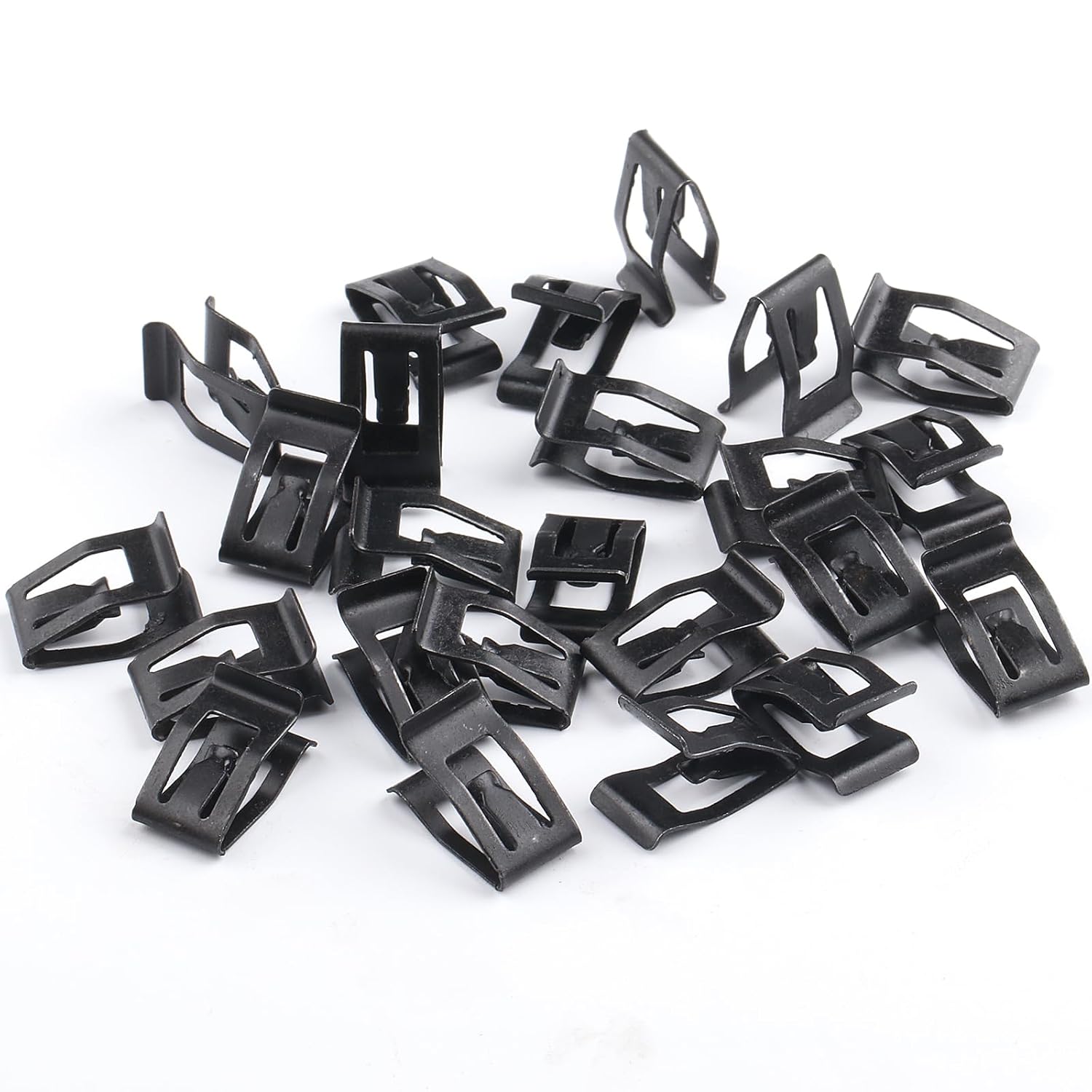 Clips de retención de metal para automóvil, 40 clips de retención de metal para automóvil, clips de tablero de automóvil, clips de retención para