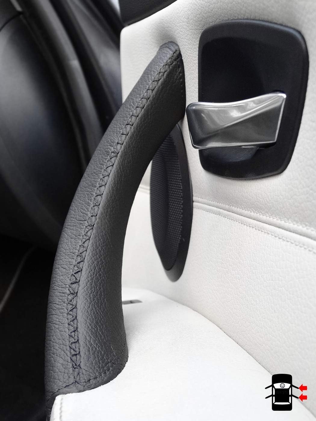 3 Series M Performance Interior Parts – Funda de cuero para manijas de puerta interior – Funda de repuesto original para manija de puerta del