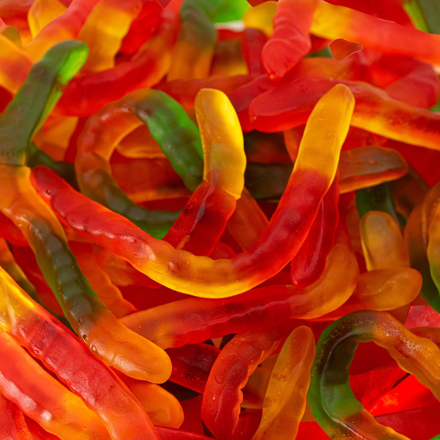 Gummy Worms Candy  Paquete de 11 onzas  Sabores de frutas surtidos  Golosinas coloridas y juguetonas