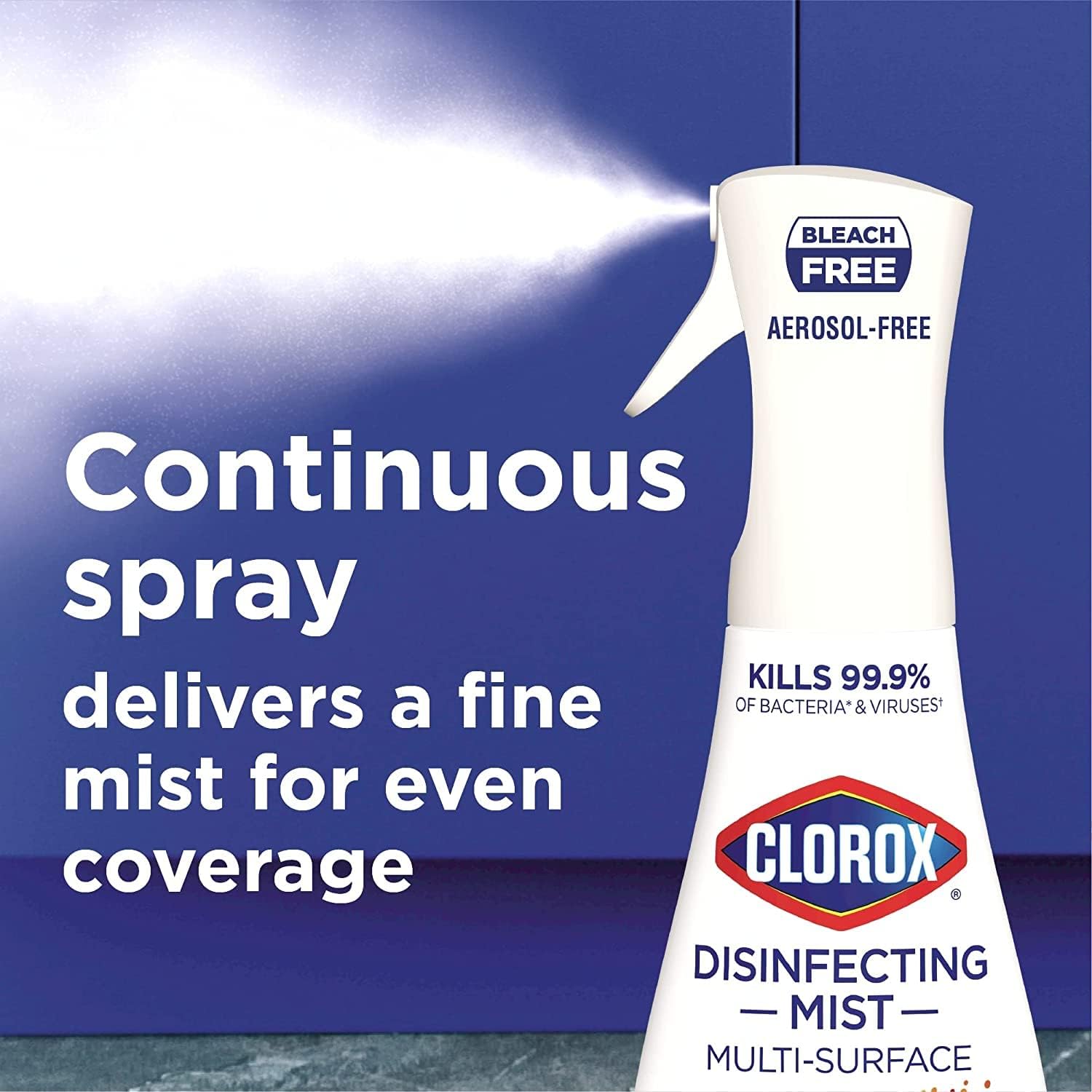 Clorox Paquete de limpieza desinfectante con aroma a limón y flor de naranja (1 botella de spray y 1 recarga, 16 onzas líquidas cada uno) paños de