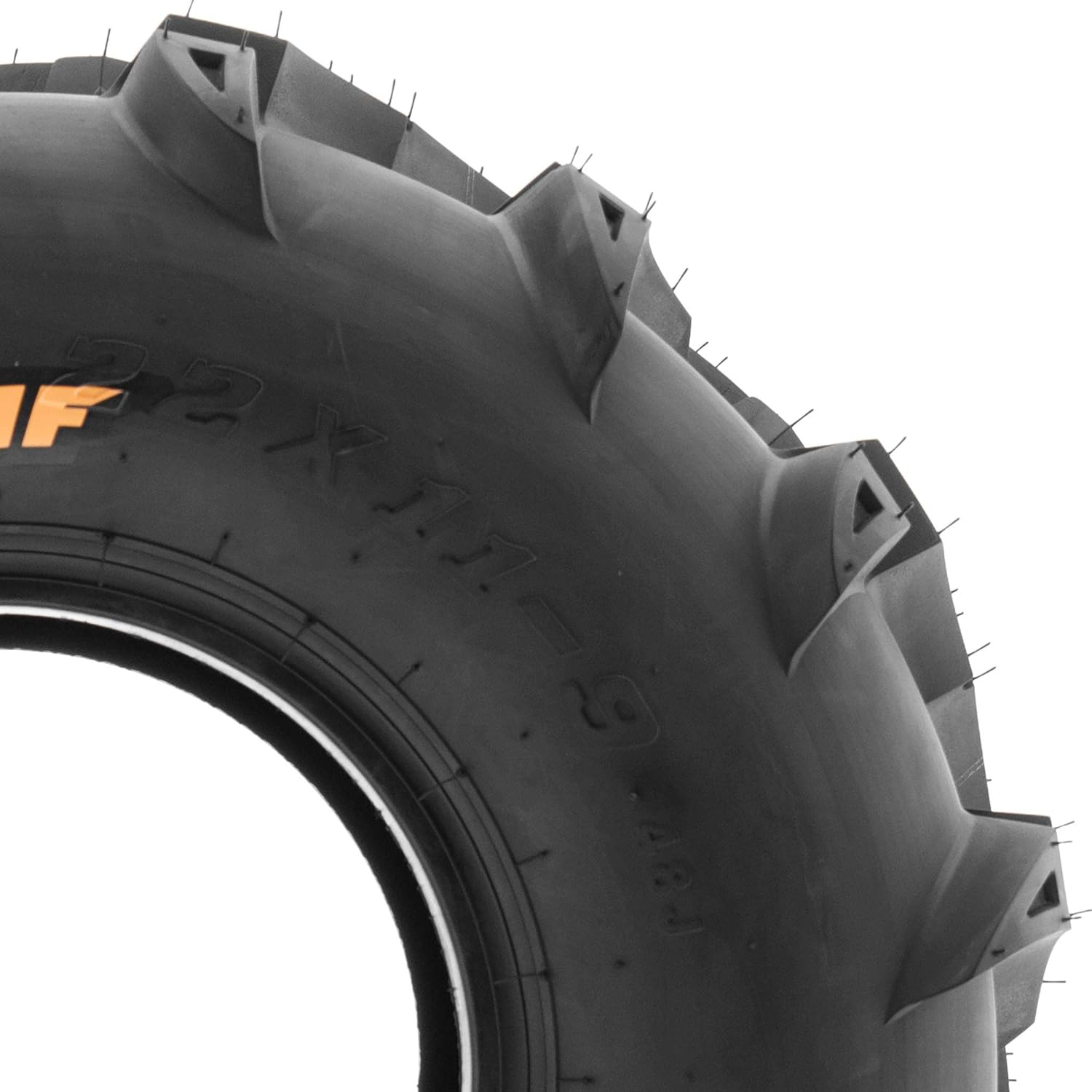 SunF A024 22×11-9 ATV UTV – Juego de 2 neumáticos para barro y sendero, 6-PR, banda de rodadura direccional profunda