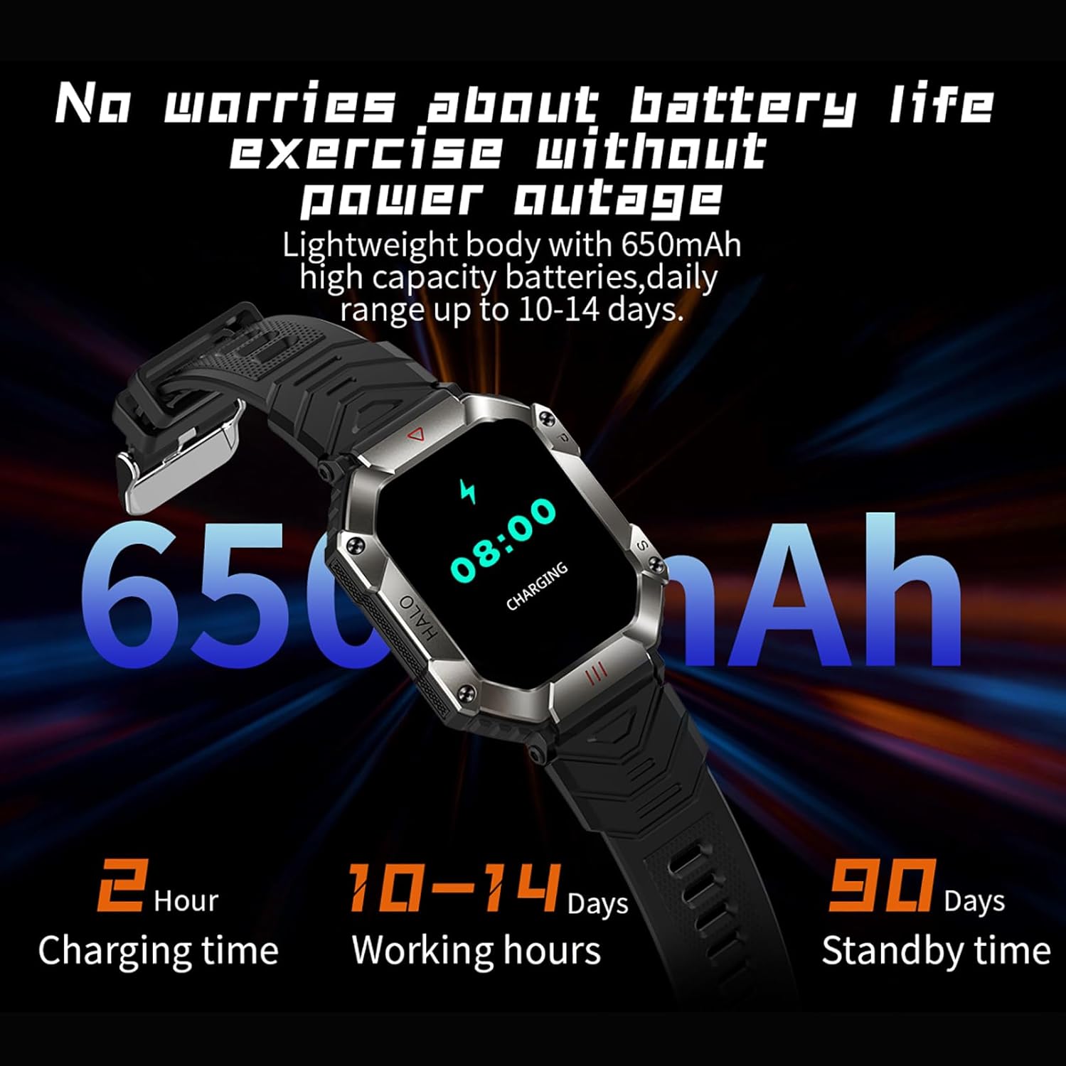 Relojes inteligentes militares para hombres (respuestahacer llamadas), reloj militar táctico, reloj inteligente para teléfonos Android e iOS con