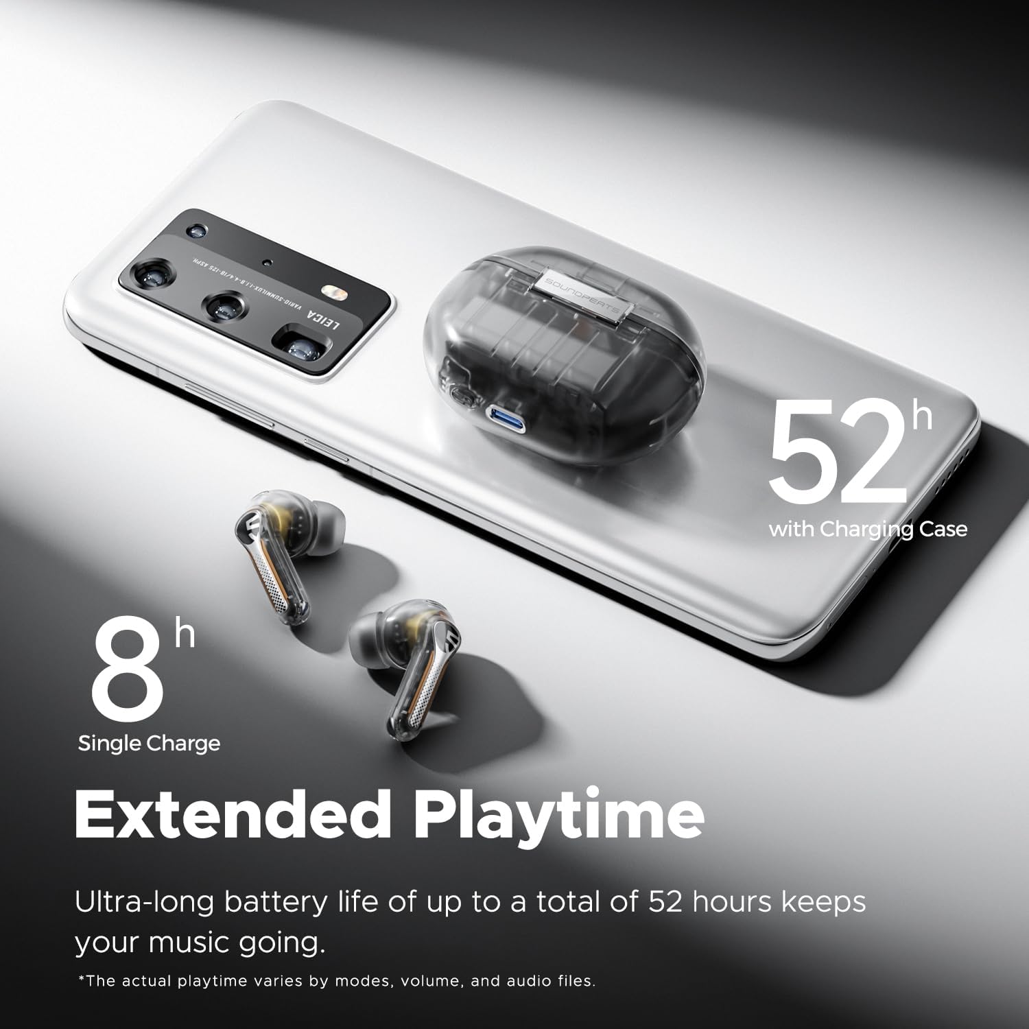 SoundPEATS Capsule3 Pro  Auriculares inalámbricos con alta resolución y LDAC, auriculares híbridos Bluetooth 5.3 con cancelación activa de ruido de