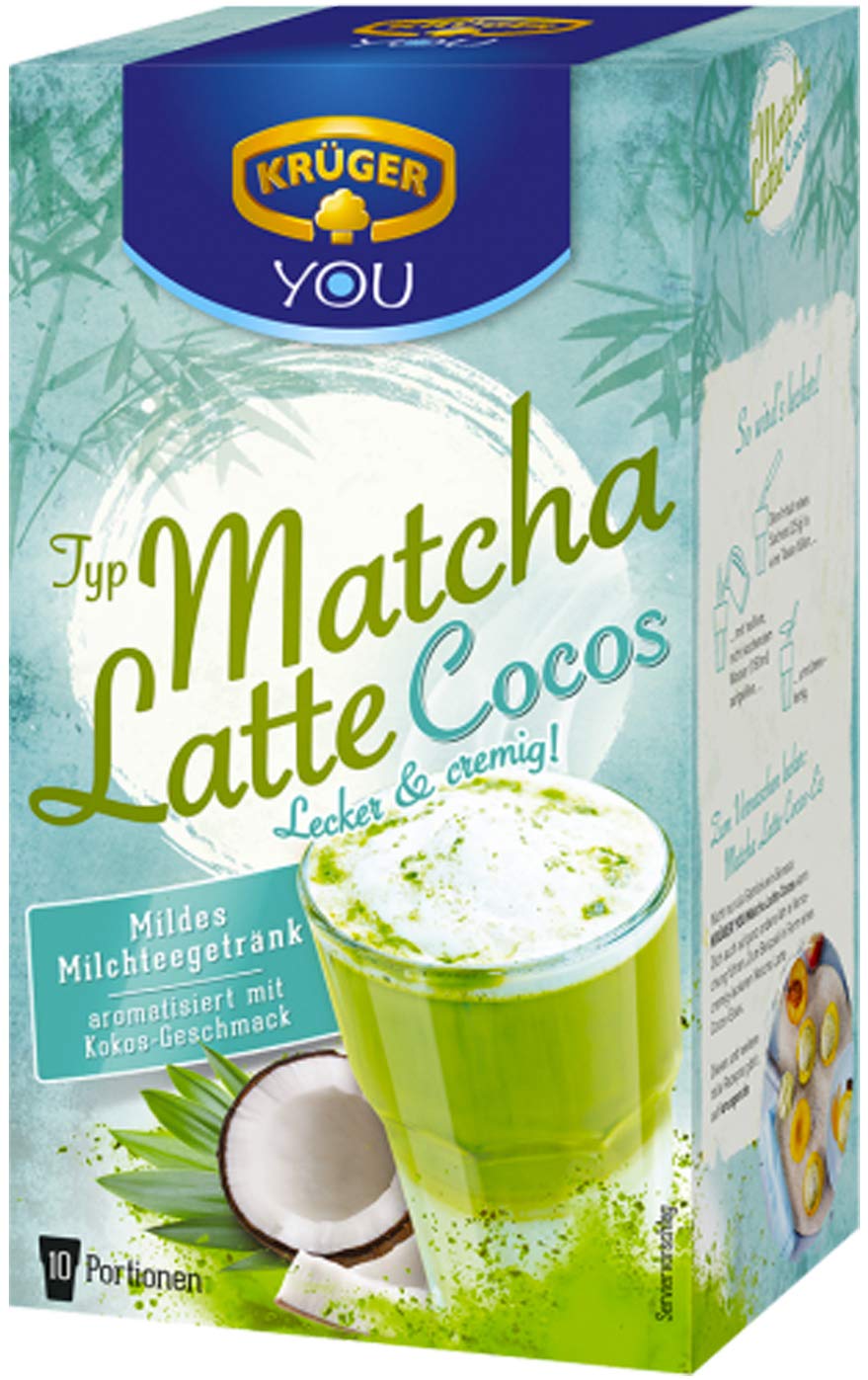 Bebida de coco Matcha Latte – Krueger You 8.82 oz (8.82 onzas) – Fabricado en Alemania