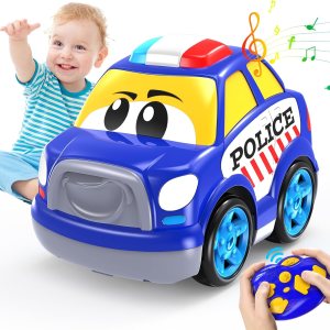 JOLLY FUN Auto a control remoto para niños de 4 a 7 años, autos RC y tracción en las 4 ruedas con luces y música, juguetes de coche de acrobacias JOLLY FUN Auto a control remoto para niños de 4 a 7 años, autos RC y tracción en las 4 ruedas con luces y música, juguetes de coche de acrobacias