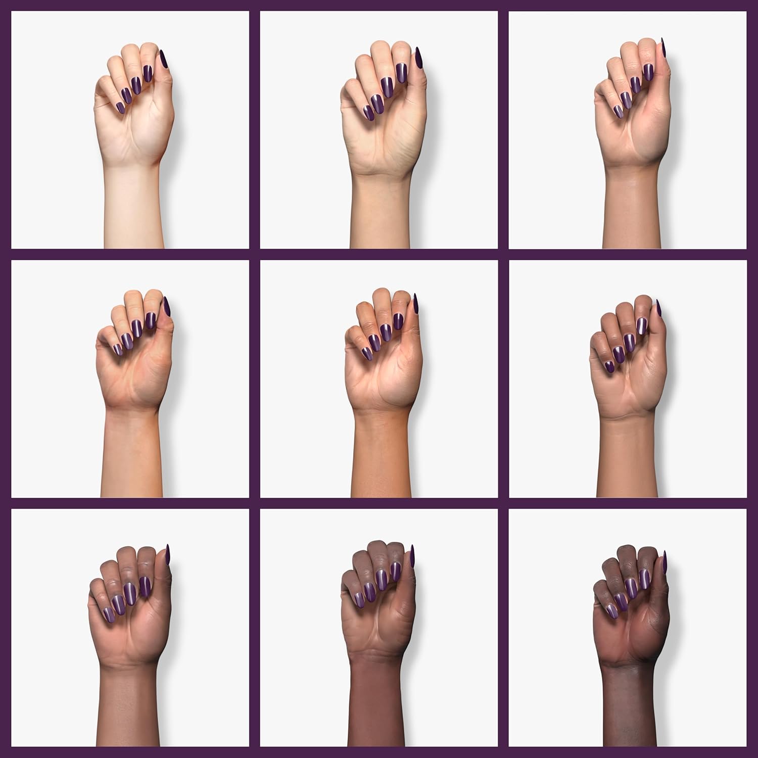essie – Esmalte de uñas con calidad de centro de manicura, vegano, otoño de 2023, morado oscuro, Underground Ball, 0.46 onzas líquidas