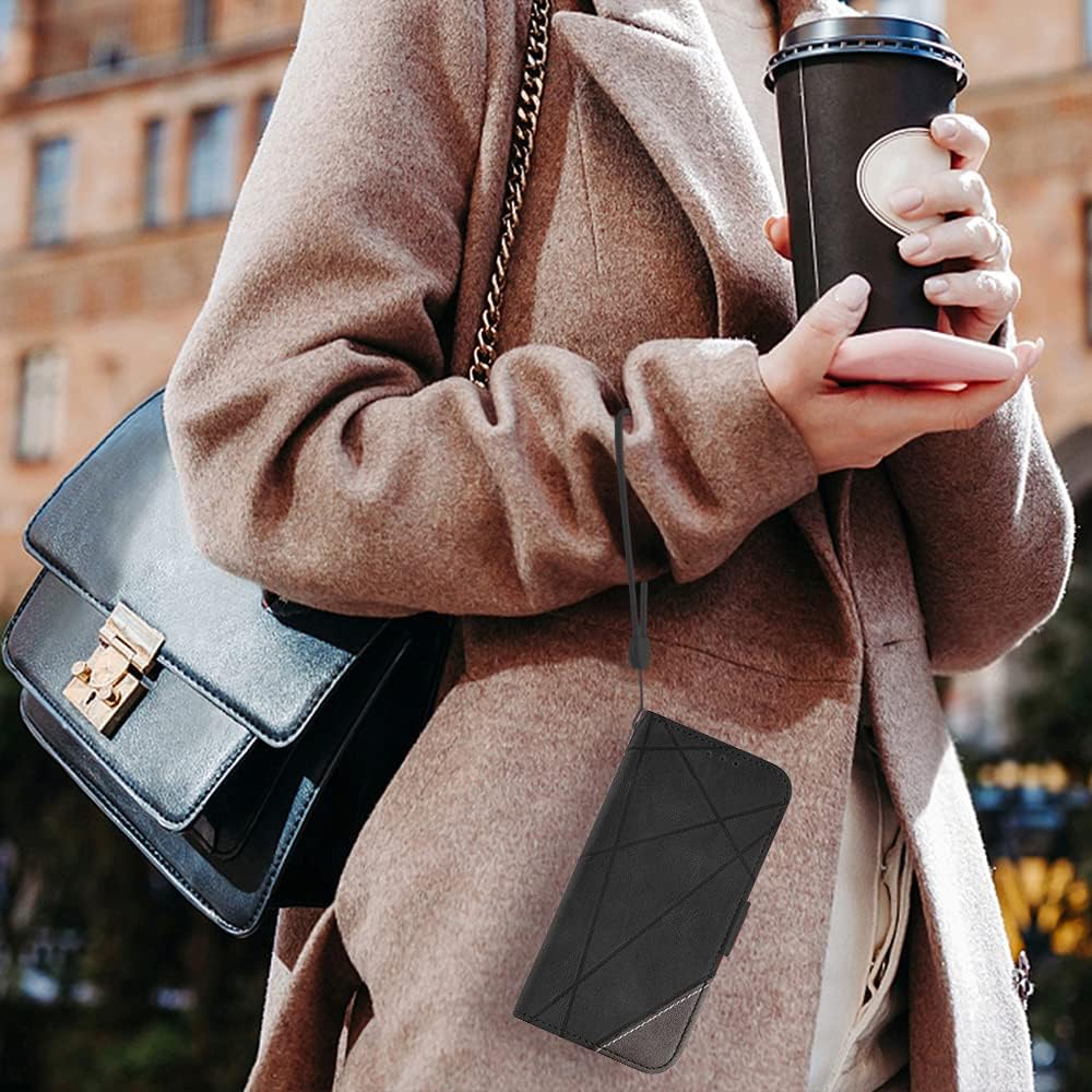 Asuwish Compatible con Xiaomi Redmi Note 9  Redmi 10X 4G Funda tipo cartera y protector de pantalla de vidrio templado Soporte de cuero Flip Card